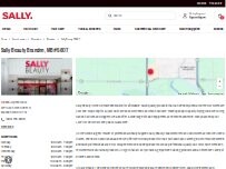 Website Screenshot Sally Beauty