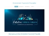 Website Screenshot Entretien Yannick Paradis