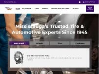 Website Screenshot Johnston & Magwood Tires and Auto