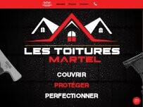 Website Screenshot Les Toitures Martel