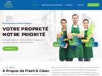 Website Screenshot Fresh & Clean