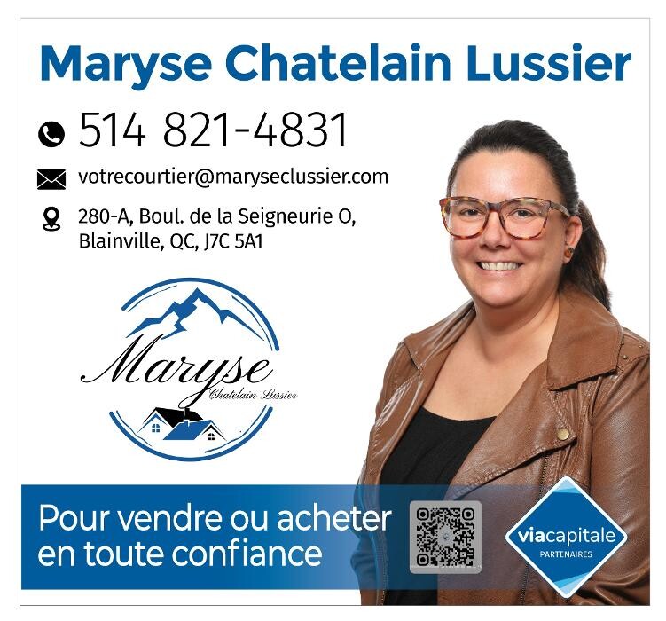 Images Maryse Chatelain Lussier Courtier immobilier résidentiel