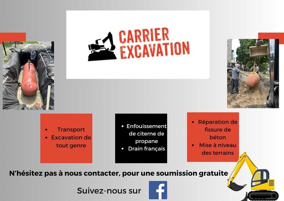 Images Carrier excavation inc