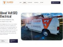Website Screenshot VoltSEQ Electrical