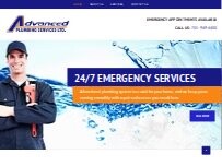 Website Screenshot Advanced Plumbing Services Ltd