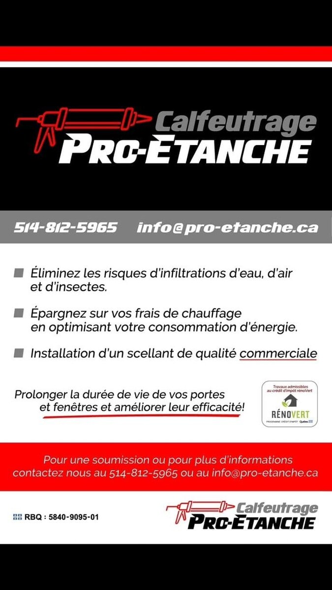 Images Calfeutrage Pro-Étanche
