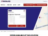 Website Screenshot UniglassPlus