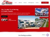 Website Screenshot ARJ Truck Parking