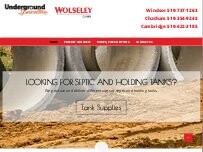 Website Screenshot Underground Specialties