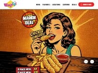 Website Screenshot WingsUp! Waterloo