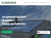 Website Screenshot Climanova