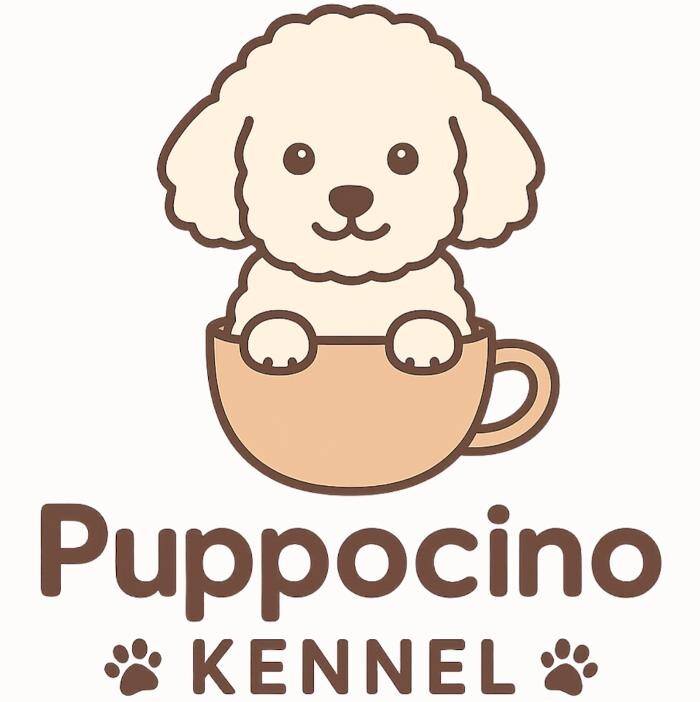 Puppocino Kennel Logo