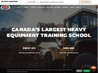 Website Screenshot IHE Heavy Equipment Operator Training School