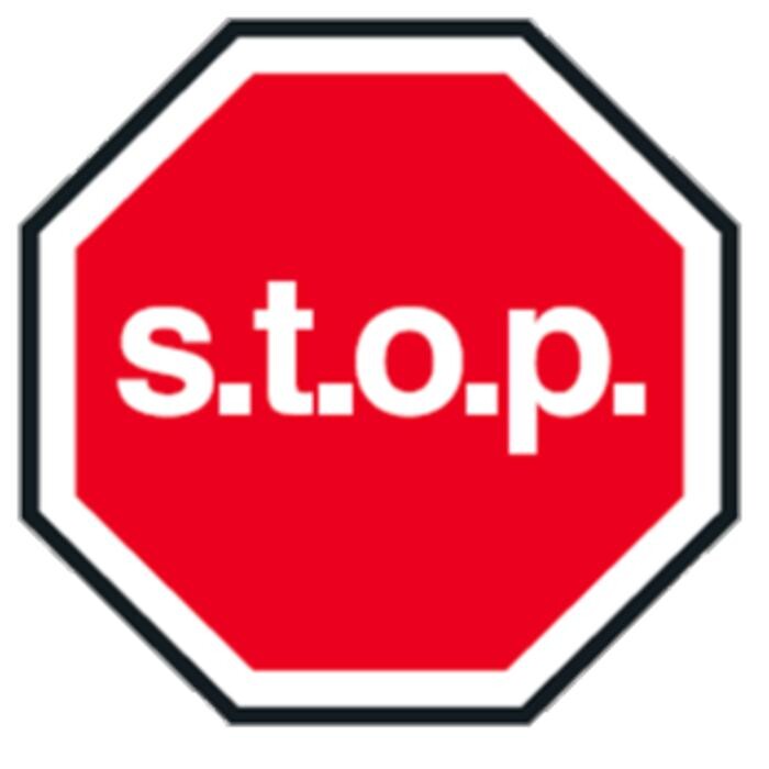 s.t.o.p Restaurant Supply Logo