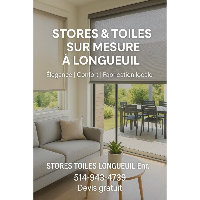 Images Stores toiles Longueuil : signé Denis Couture