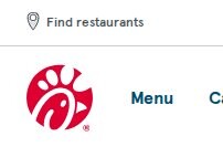 Website Screenshot Chick-fil-A