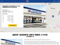 Website Screenshot Carquest Auto Parts - Clarenville Auto Parts