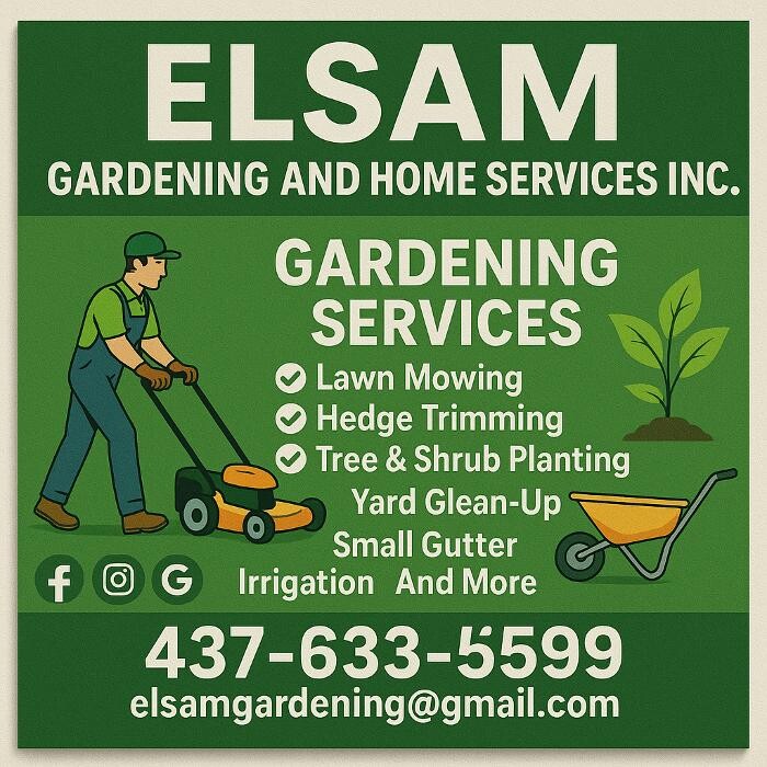 Images Elsam Gardening and Home Services Inc.