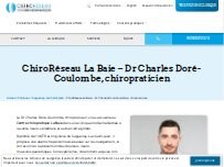 Website Screenshot ChiroRéseau La Baie - Dr Charles Doré-Coulombe, chiropraticien