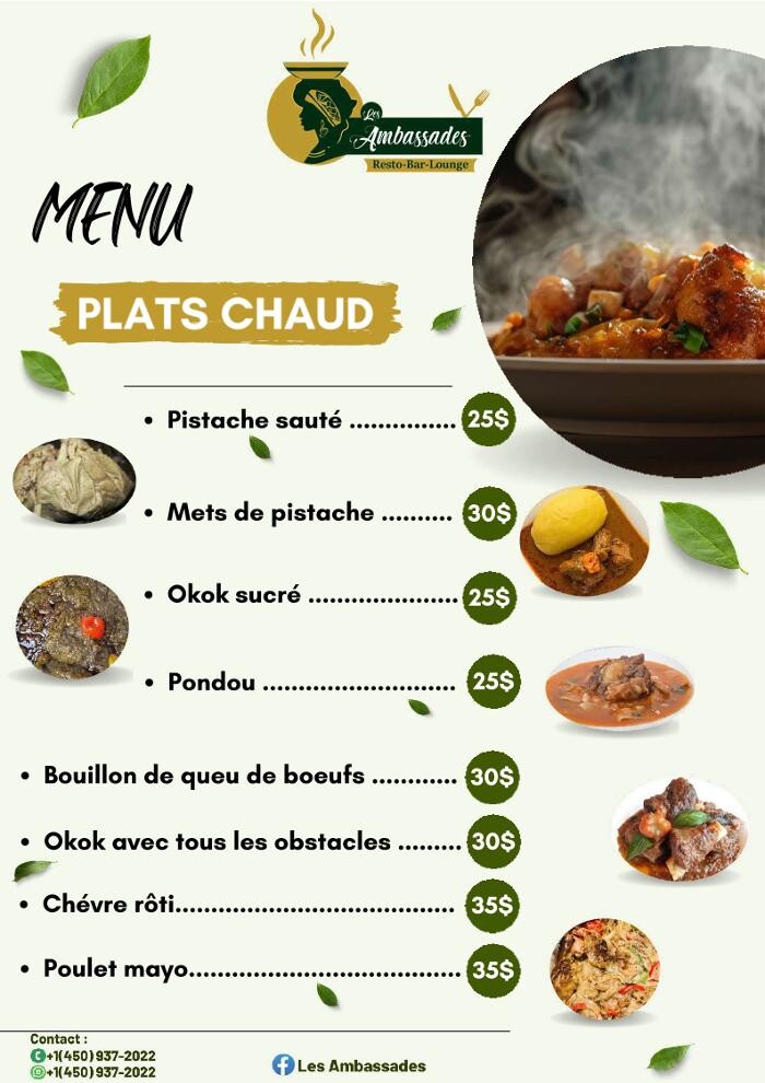 Images Les Ambassades - Resto Bar Lounge Cote-Vertu