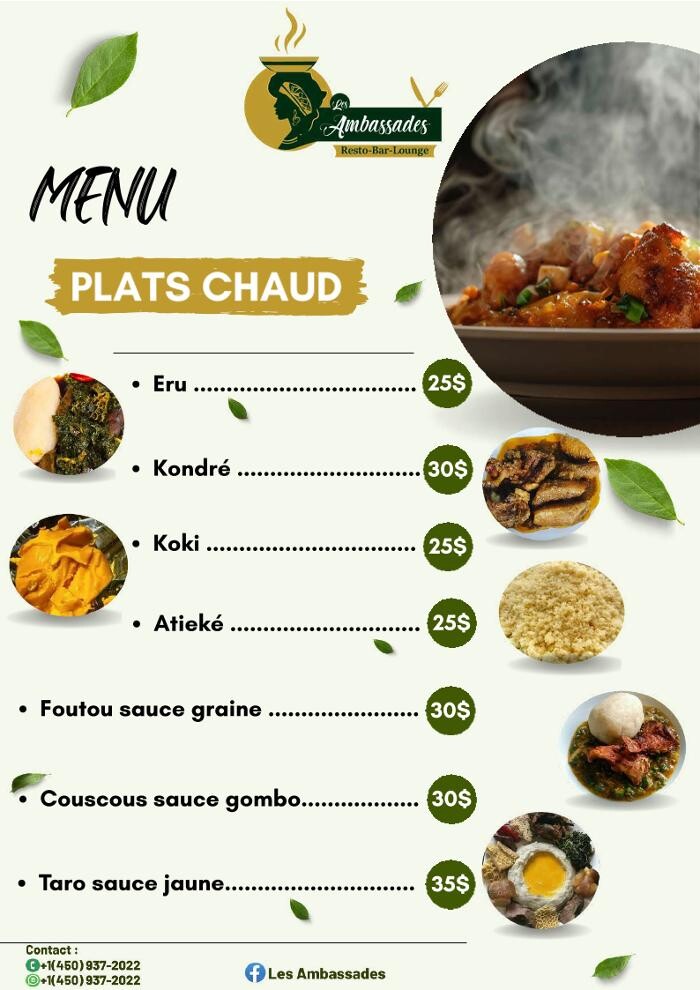 Images Les Ambassades - Resto Bar Lounge Cote-Vertu