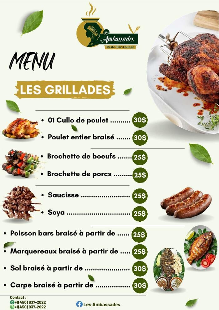 Images Les Ambassades - Resto Bar Lounge Cote-Vertu