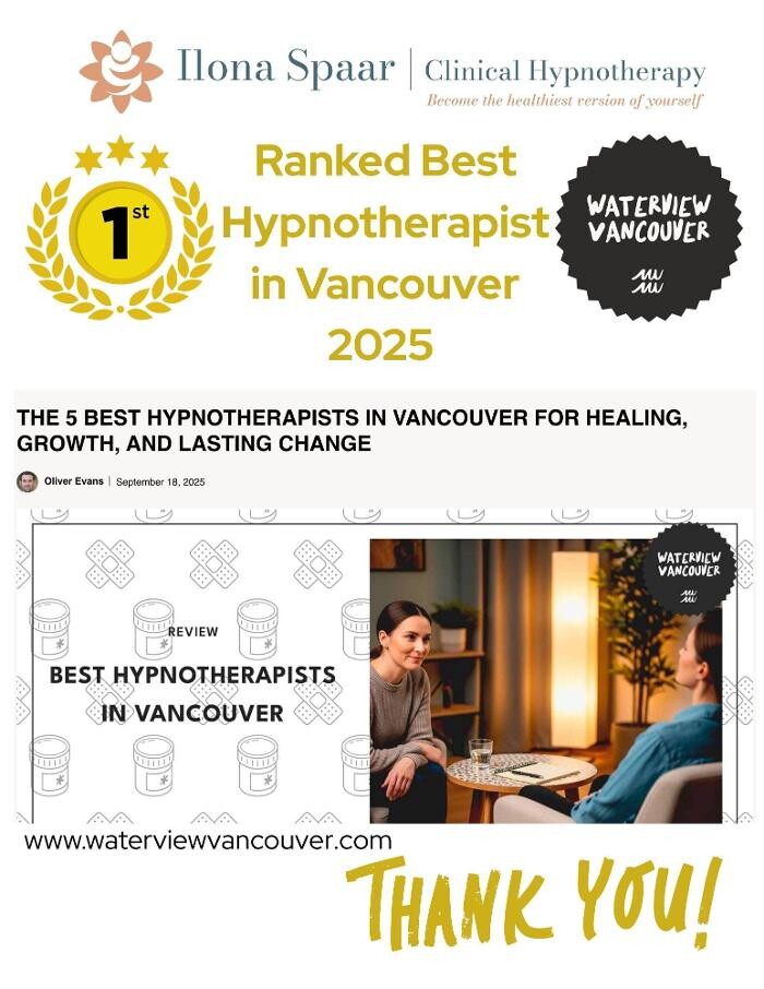 Images Ilona Spaar Clinical Hypnotherapy & Somatic EMDR | Vancouver