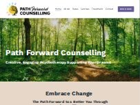 Website Screenshot Path Forward Counselling