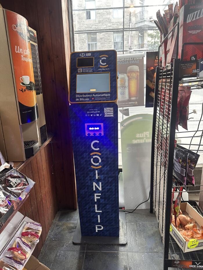 Images CoinFlip Bitcoin ATM - Depanneur Tina de l'E (Montreal)