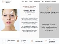 Website Screenshot Viore Laser Skincare MedSpa