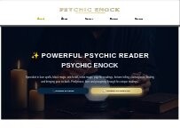 Website Screenshot Astrologer Enock