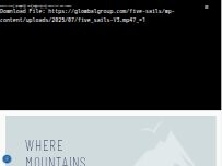 Website Screenshot Five Sails Restaurant