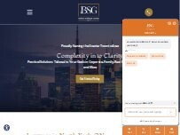 Website Screenshot BSG LLP Law Firm
