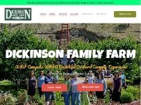 Website Screenshot Dickinson Family Farm