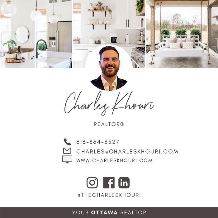 Images Charles Khouri | Ottawa Real Estate Agent