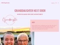 Website Screenshot Granddaughter Next Door
