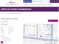 Website Screenshot Médicus Oxybec Sherbrooke