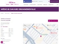 Website Screenshot Médicus Savard Ortho Confort Drummondville