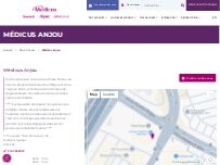 Website Screenshot Médicus Anjou