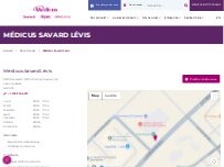 Website Screenshot Médicus Savard Levis