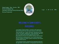 Website Screenshot Sanctuary's Blessings