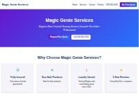 Website Screenshot Magic Genie Services