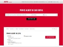Website Screenshot Avis Car Rental