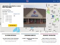 Website Screenshot CARQUEST Auto Parts