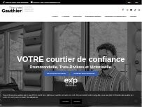Website Screenshot Timothée Gauthier - Courtier Immobilier Résidentiel