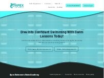 Website Screenshot Apex Swimmers Swim Academy