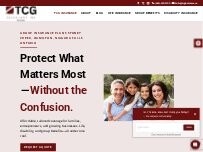 Website Screenshot TCG Insurance