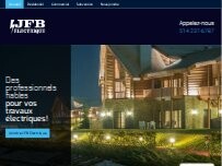Website Screenshot JFB E lectrique - E lectricien Rive-Nord et Laval