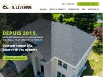 Website Screenshot Couvreurs S. Le vesque - Toiture L'Assomption et Rive-Nord