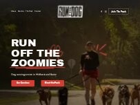 Website Screenshot Run the Dog